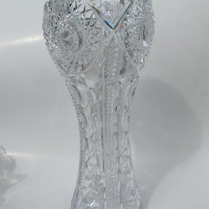 ABP cut glass vase Antique